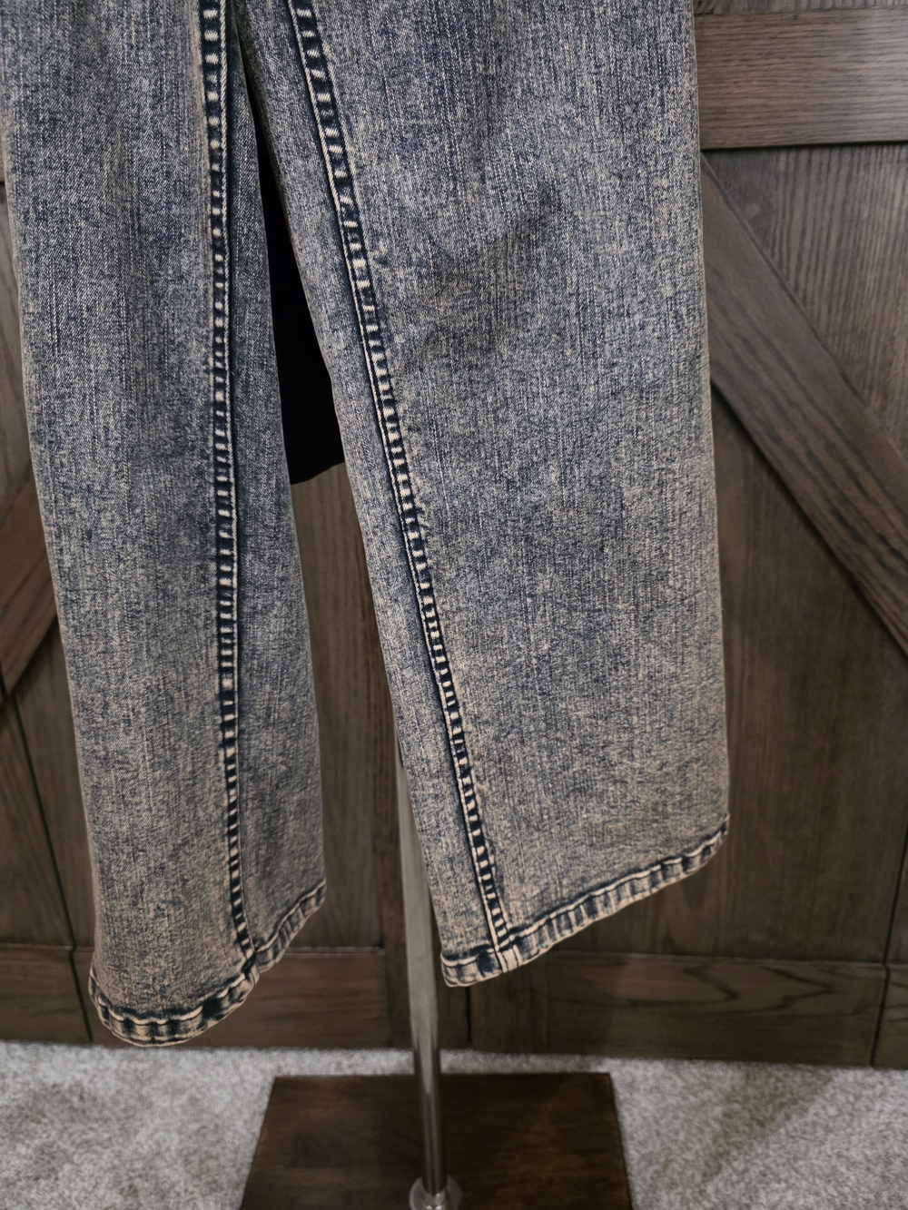 Rachel Comey Acid Wash Gray Wide-Leg Jeans - Picture 3 of 7